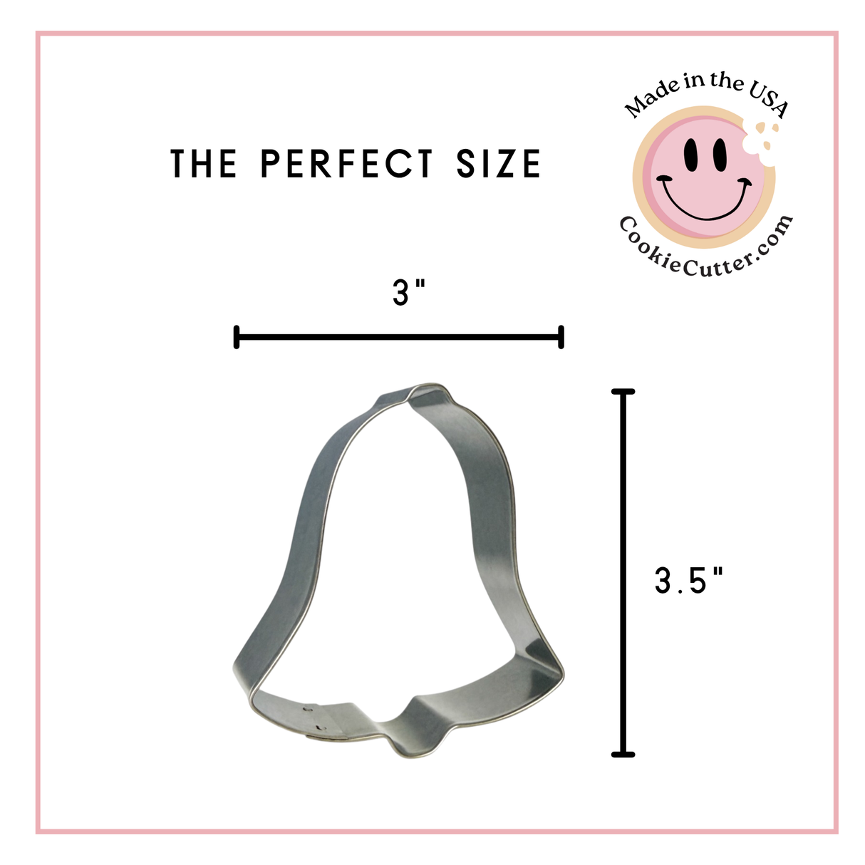 Bell Cookie Cutter 3.5 in B952