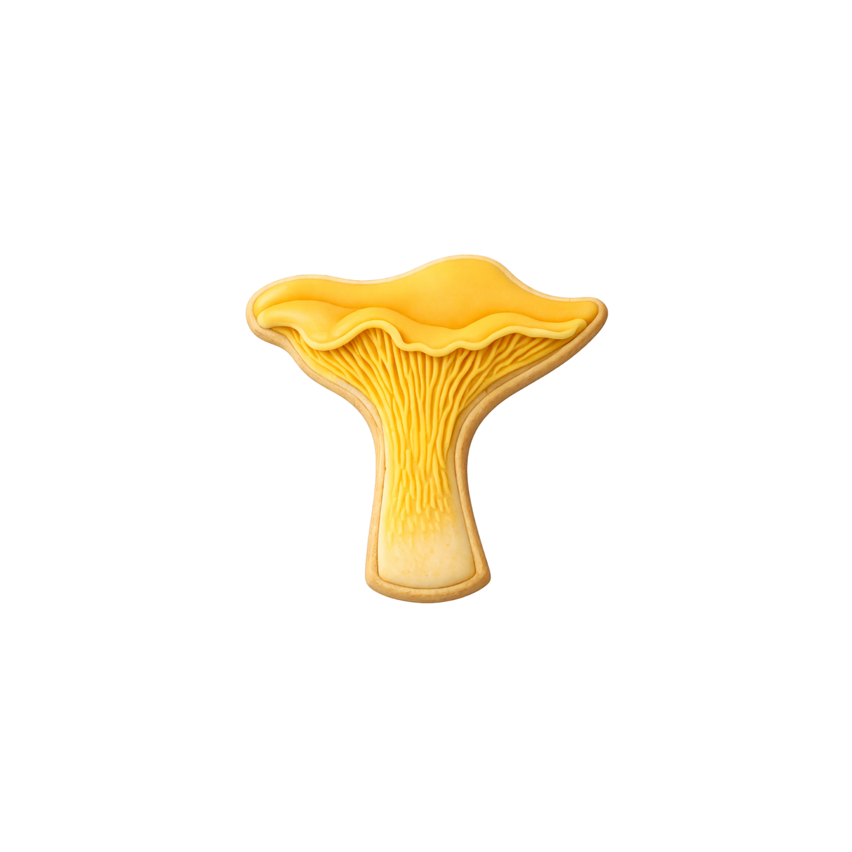 Chanterelle Mushroom Cookie Cutter 3.25" B0999