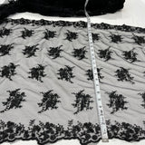 Beaded 3D Floral Lace Trimming