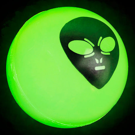 Glow Alien Hi-Bounce Ball (1 DZ)
