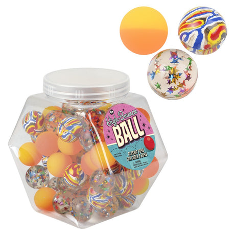 Hi Bounce Balls Assortment (60 Pc Canister)