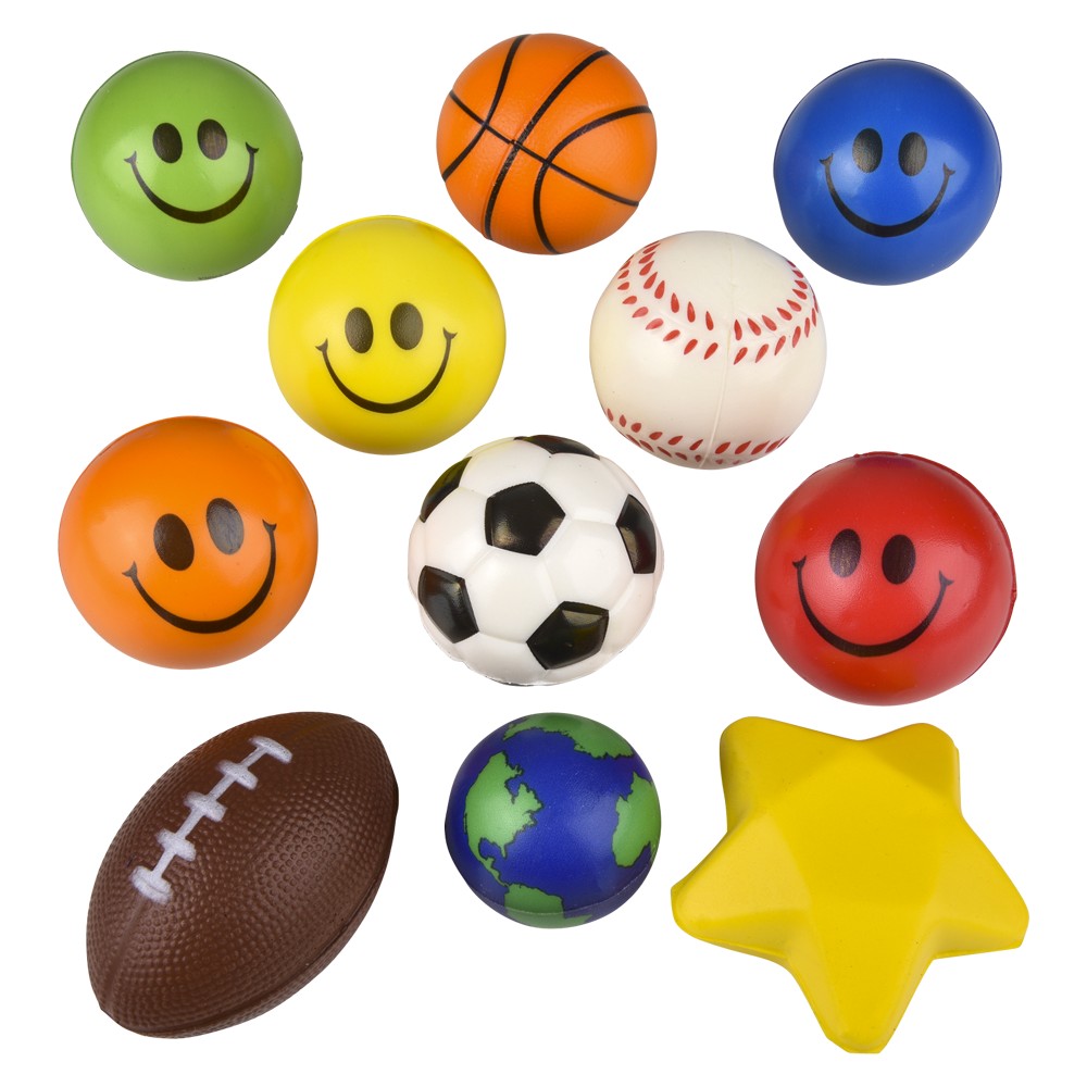 Stress Ball Toy Assortment 25 Pack
