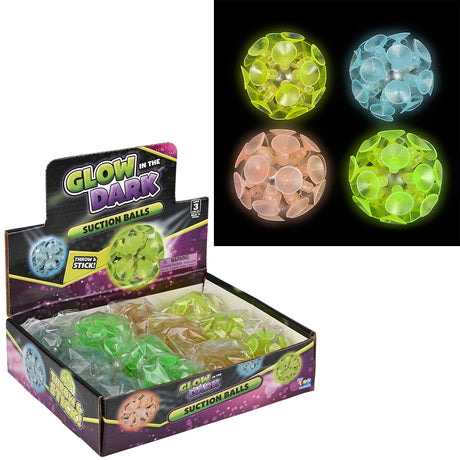 Glow In Dark Suction Balls (1 DZ)