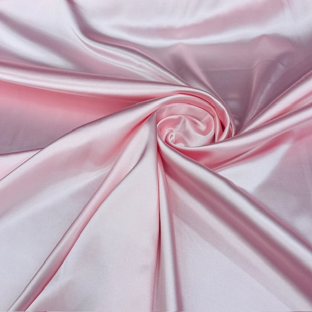 Satin Charmeuse Polyester Fabric - Solid Shiny Satin, 58/60" Width