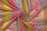 Rainbow Shattered Hologram Spandex Nylon Spandex Fabric - Rainbow Shattered Holographic Foil, 58/60" Width (1 Yard)