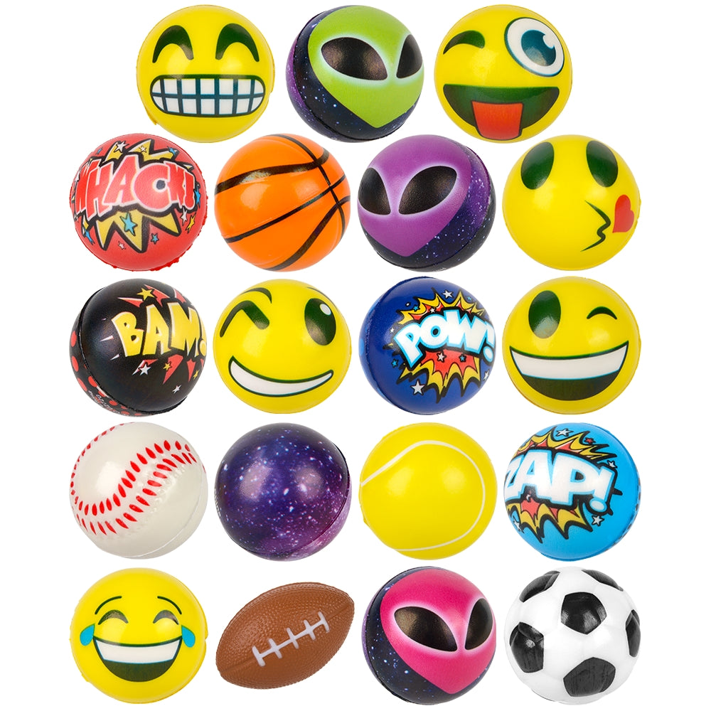Foam Ball Assortment (100/Unit)
