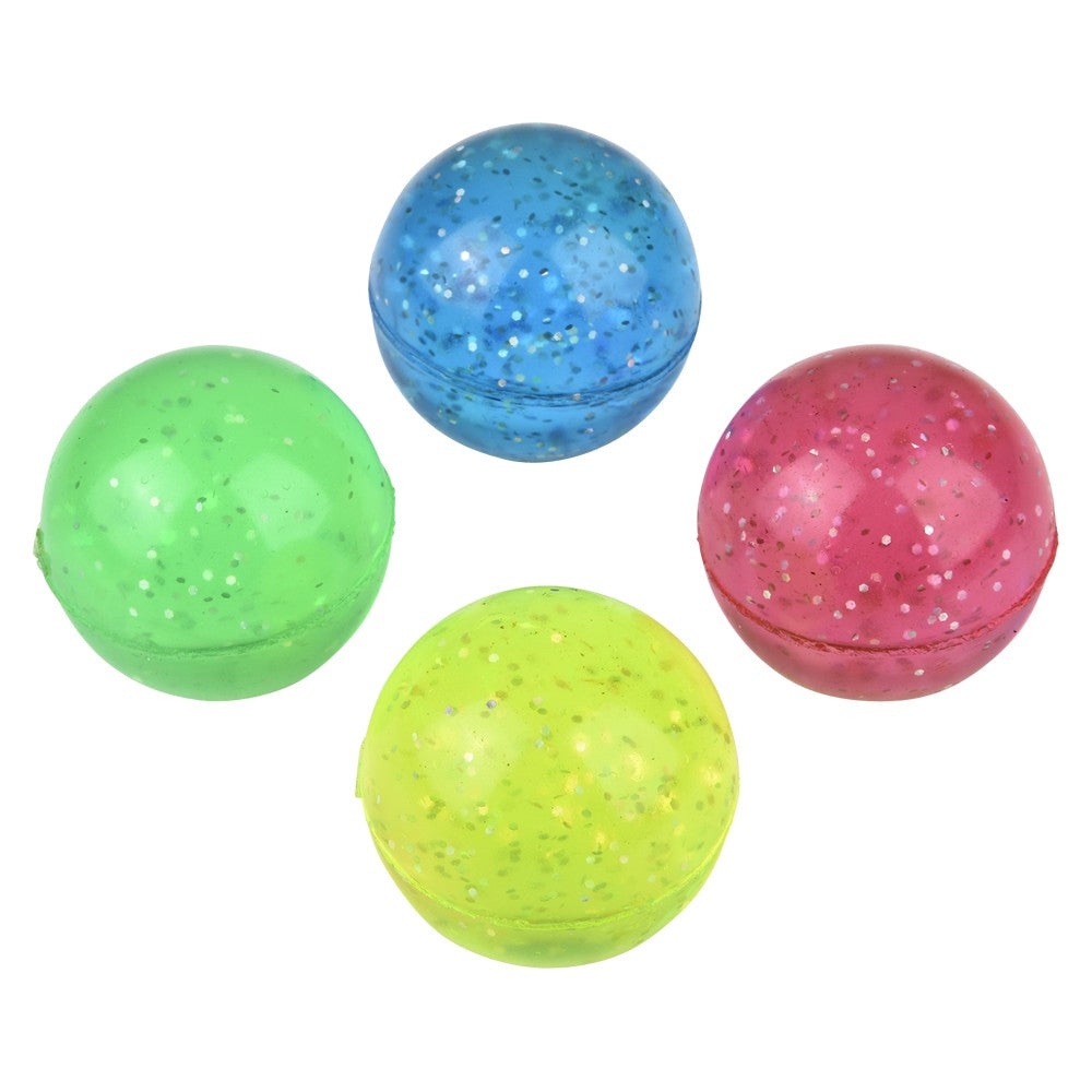 Glitter Hi-Bounce Balls (30 Pc Canister)