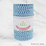 Baker's Twine Cord-200 Yds (White/Blue)