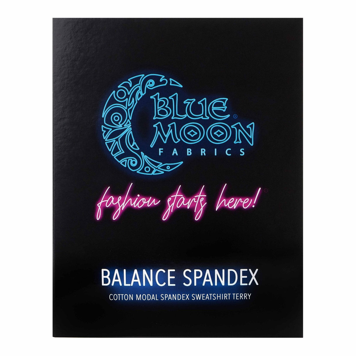 Balance Cotton Modal Terry Spandex Color Card - Swatches, 6 Colors (1 Card)
