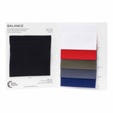 Balance Cotton Modal Terry Spandex Color Card - Swatches, 6 Colors (1 Card)