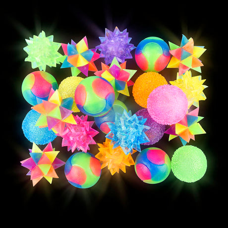 Light-Up Ball Assortment 2"-2.5" (24 Pack)
