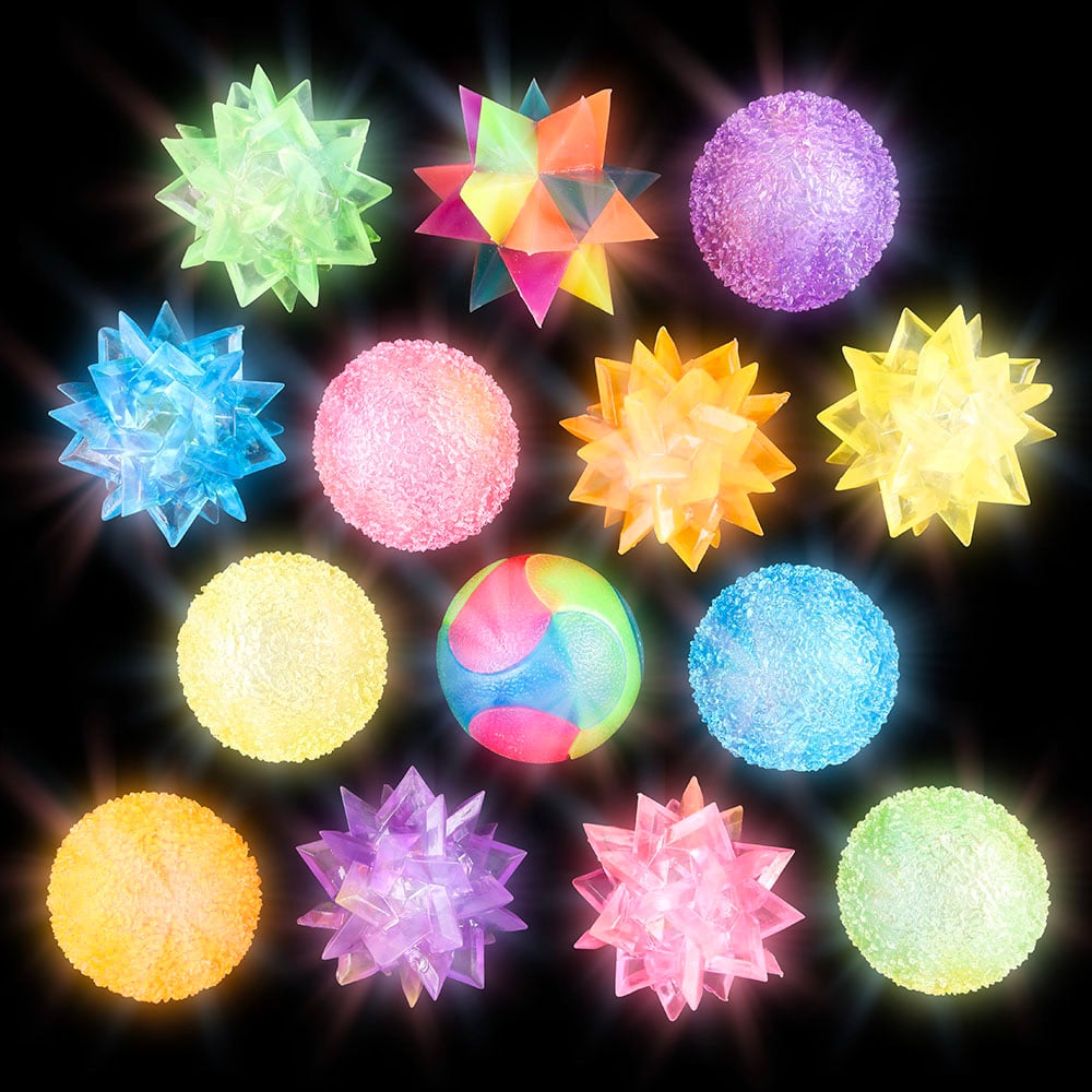 Light-Up Ball Assortment 2"-2.5" (24 Pack)