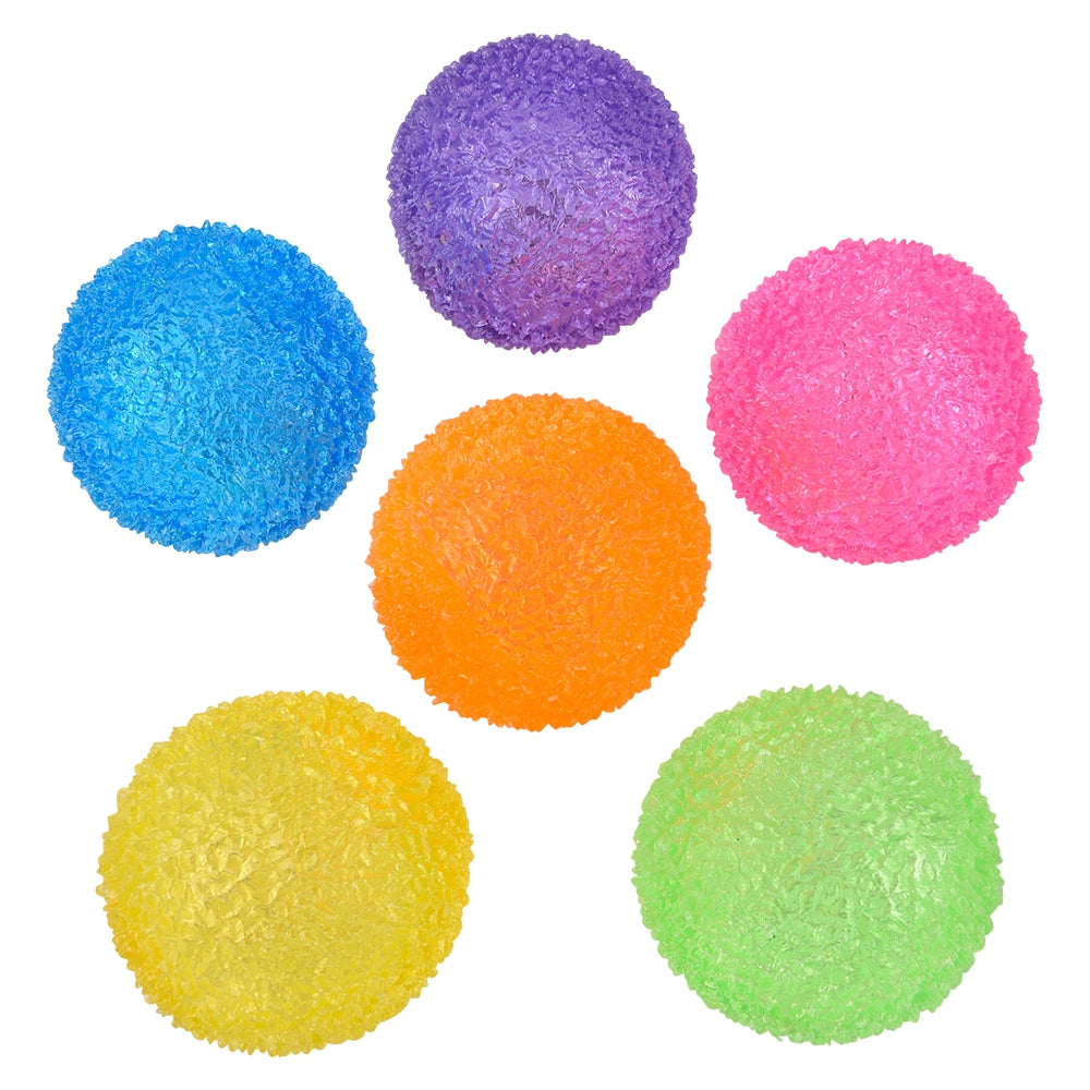 Light-Up Crystal Bouncy Ball (12 Pc Display)