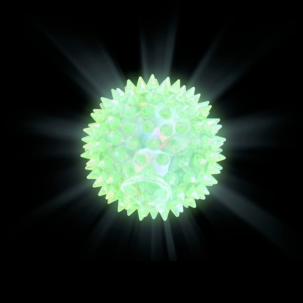 Light-Up Spiky Ball (12 Pc Display)