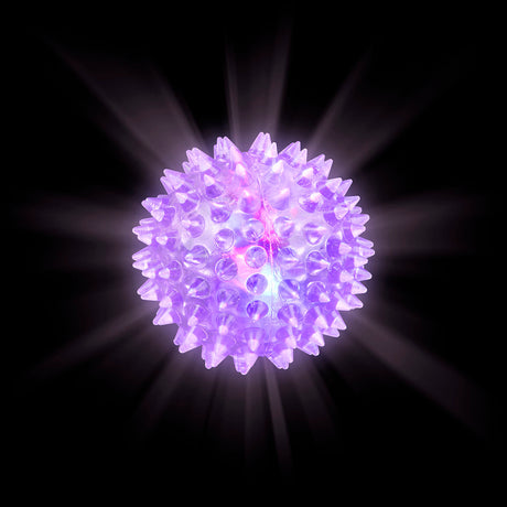 Light-Up Spiky Ball (12 Pc Display)