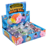 Light-Up Squeeze Mesh Grape Ball (12 PC Display)