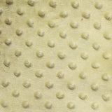 Minky Dimple Dot Faux Fur Fabric - 100 Percent Polyester, Embossed Dimple Dot, 60" Width (1 Yard)