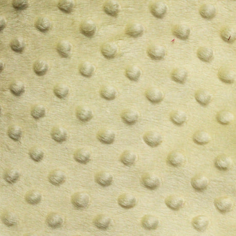 Minky Dimple Dot Faux Fur Fabric - 100 Percent Polyester, Embossed Dimple Dot, 60" Width (1 Yard)