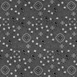 Gray Paisley Bandana Poly Cotton Fabric,