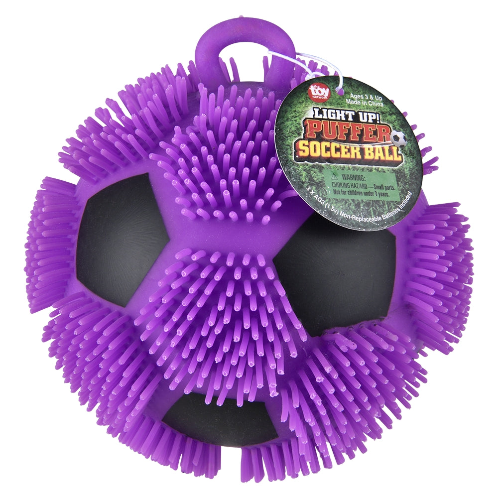 Light-Up Soccer Puffer Ball (1 DSP)