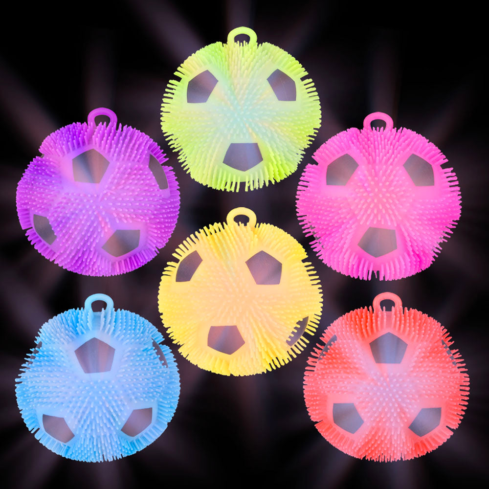 Light-Up Soccer Puffer Ball (1 DSP)