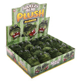 Alligator Squeezy Bead Plush (12 Pc Display)