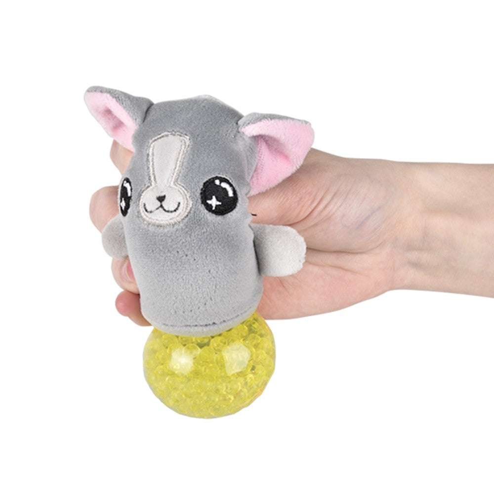 Cat Squeezy Bead Plush (12 Pc Display)