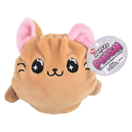 Cat squeezy bead plush 12-piece party display