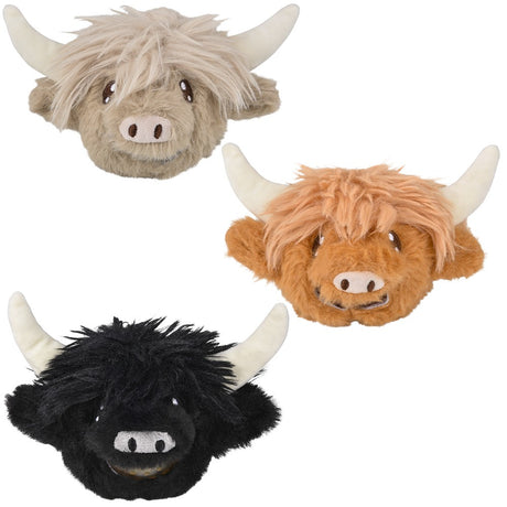 Highland Cow Squeezy Bead Plush Ball (1 DSP)