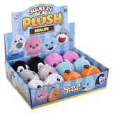Sea Life Squeezy Bead Plush (12 PC Display)
