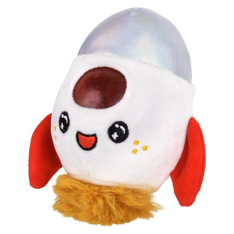 Space Rocket Squeezy Bead Plush (12 PC Display)