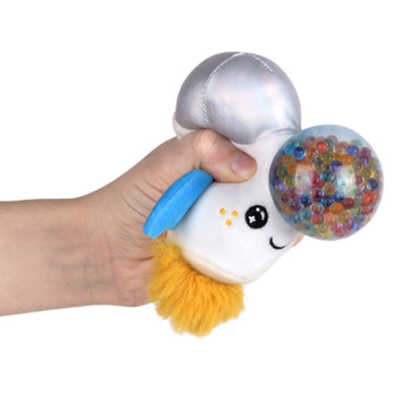 Space Rocket Squeezy Bead Plush (12 PC Display)