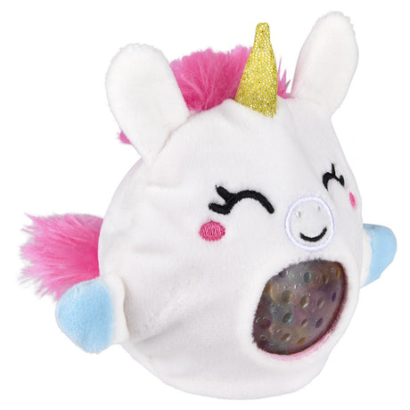 Unicorn Squeezy Bead Plush Ball (12 Pc Display)
