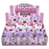 Unicorn Squeezy Bead Plush Ball (12 Pc Display)