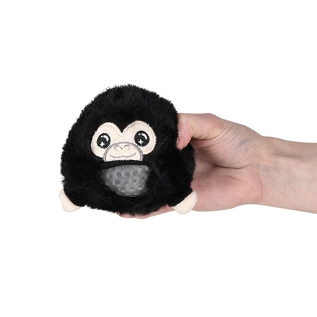 Zoo animal squeezy bead plush 12-piece display for kids