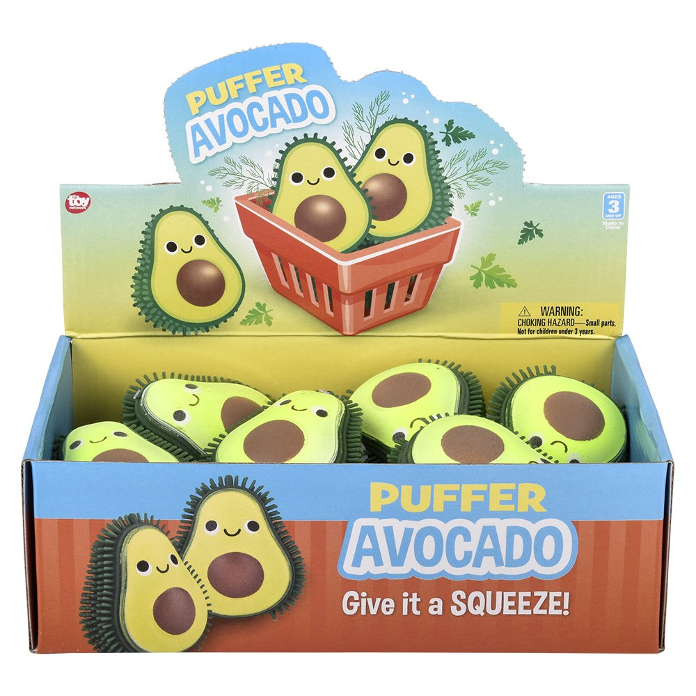 Puffer Avocado Fidget Toy (12 PC Display)