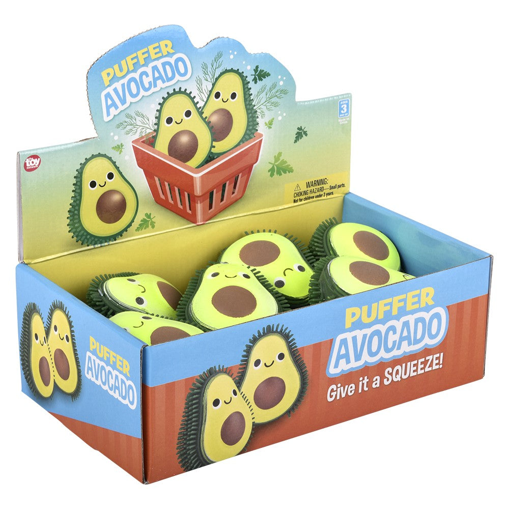 Puffer Avocado Fidget Toy (12 PC Display)