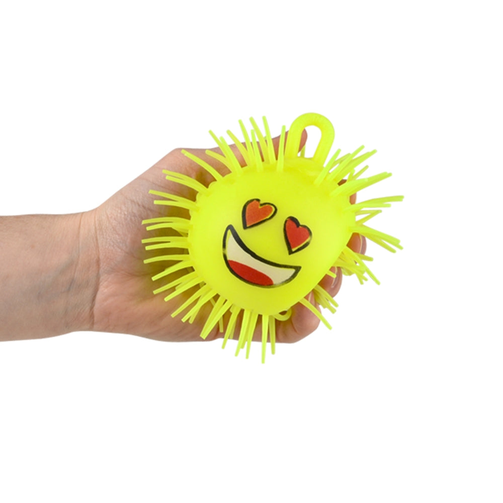 Light-Up Emoticon Puffer Ball (1 DZ)