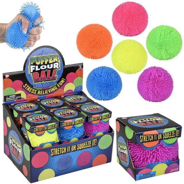 Marshmallow Puffer Ball (12 Pc Display)