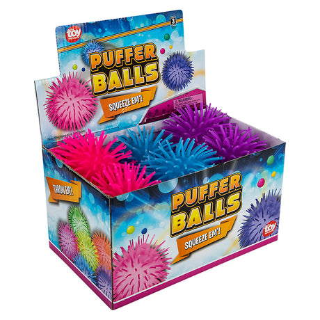 Light-Up Puffer Ball (12 Pc Display)
