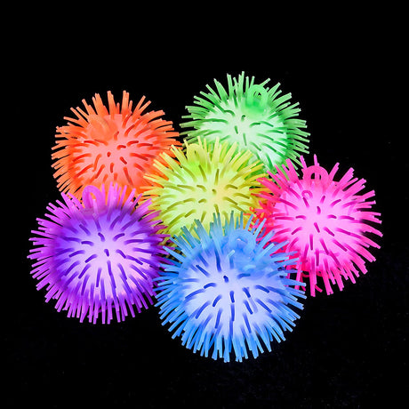 Light-Up Puffer Ball (12 Pc Display)