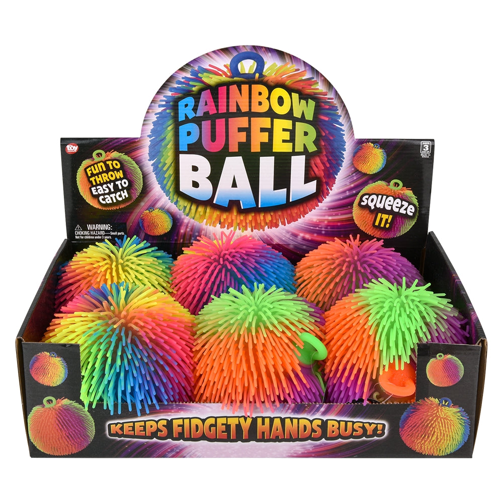 Rainbow Puffer Ball 7" (1 DSP)