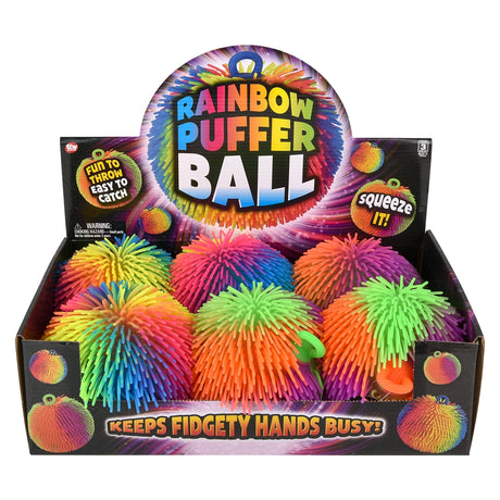Rainbow Puffer Ball 7" (1 DSP)