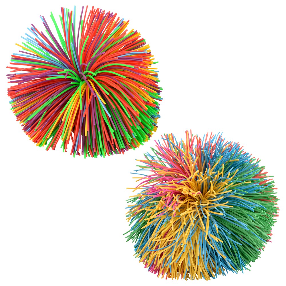 Rainbow Stringy Ball (12 Pc Display)