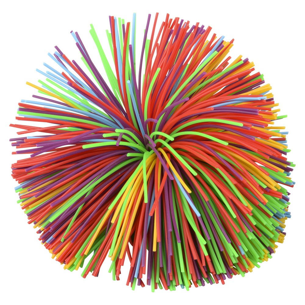 Rainbow Stringy Ball (12 Pc Display)
