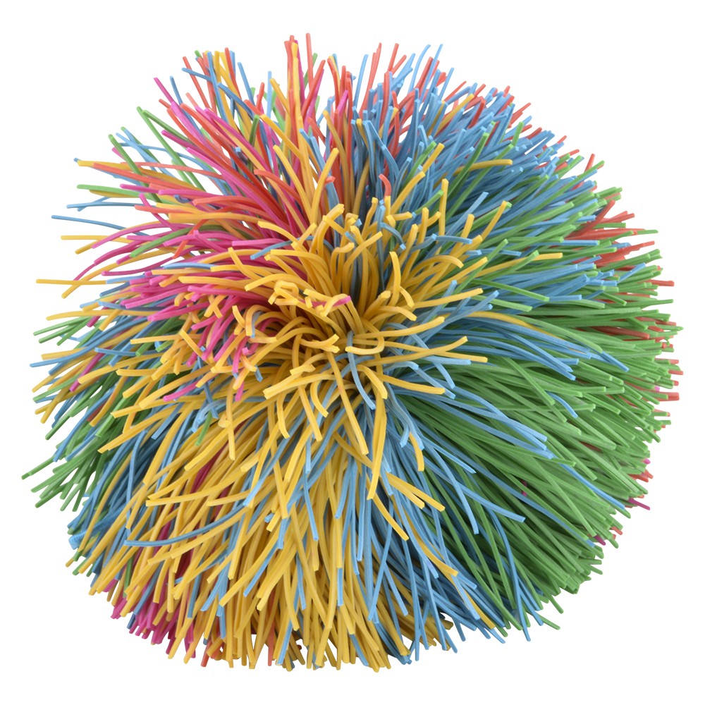 Rainbow Stringy Ball (12 Pc Display)