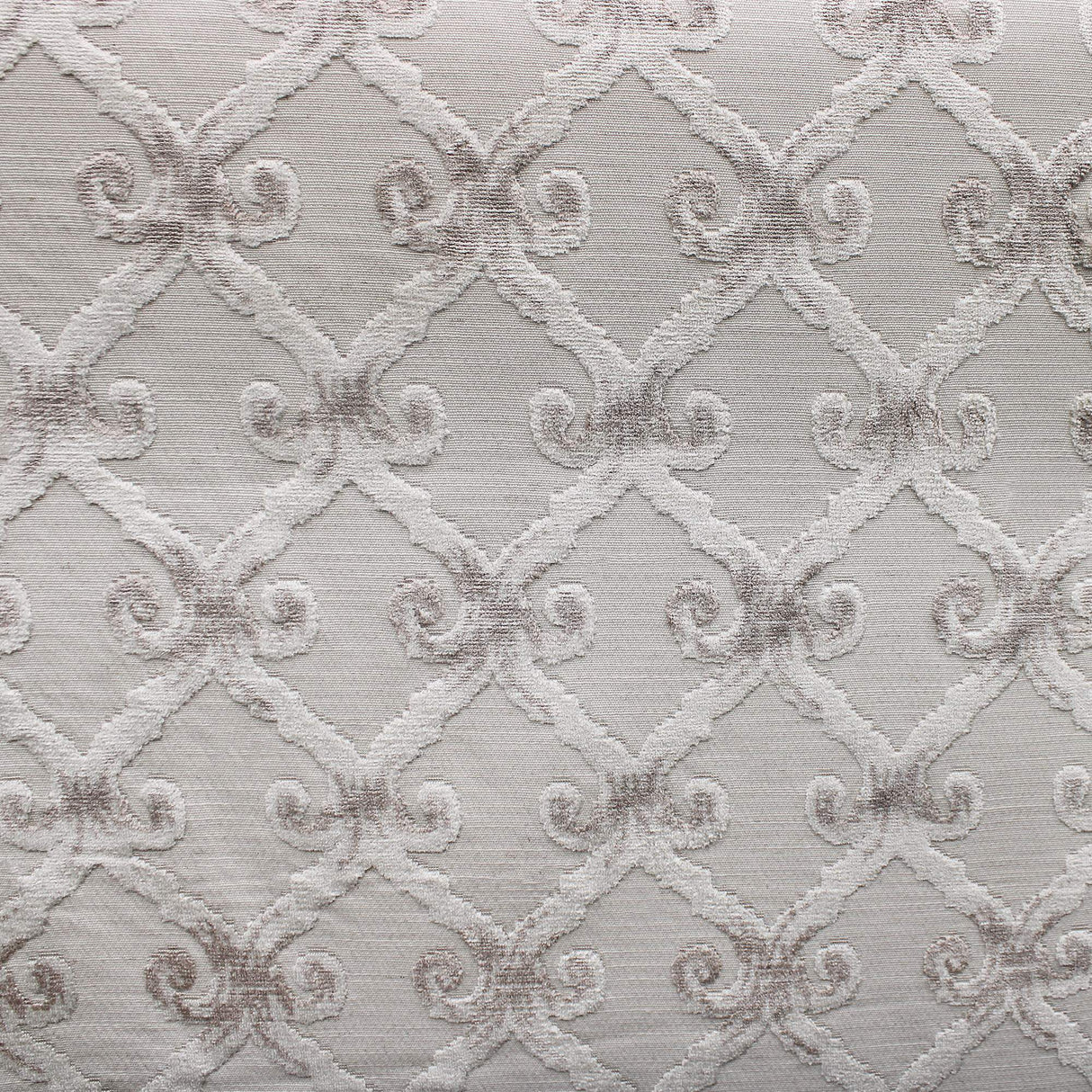 Barlet Traditional Cut Velvet Fabric - Linen Look, 56" Width (1 Yard)