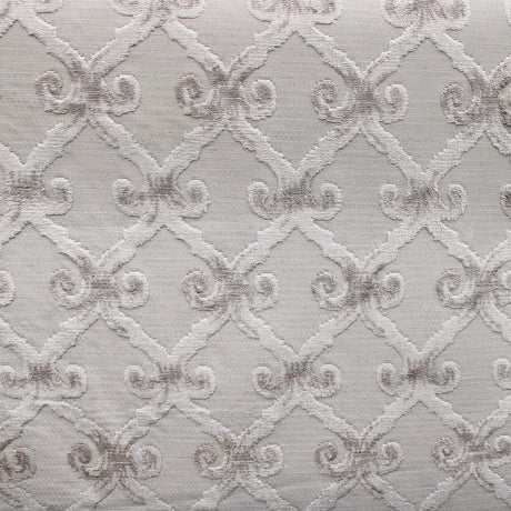 Barlet Traditional Cut Velvet Fabric - Linen Look, 56" Width (1 Yard)