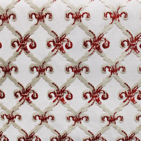 Barlet Traditional Cut Velvet Fabric - Linen Look, 56" Width (1 Yard)