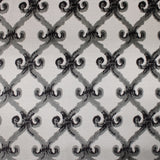 Barlet Traditional Cut Velvet Fabric - Linen Look, 56" Width (1 Yard)